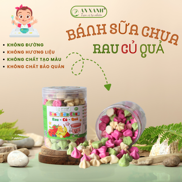Bánh sữa chua rau củ quả